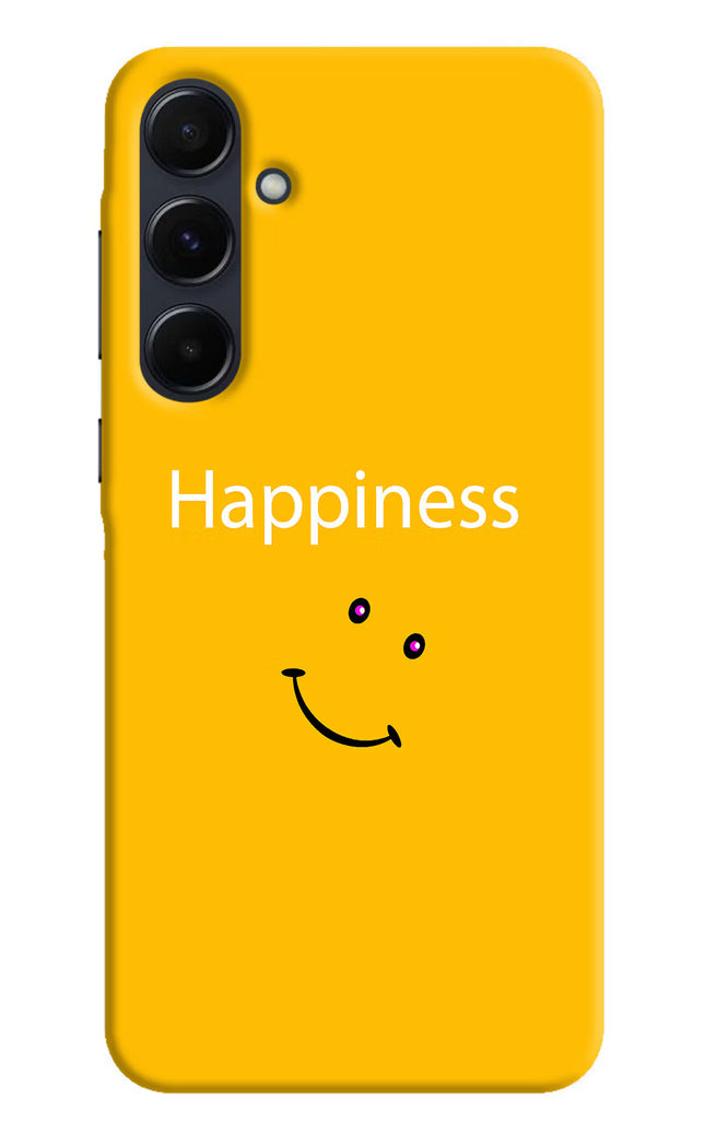 Happiness With Smiley Samsung A35 5G Hard Case Back Cover by Casekaro
