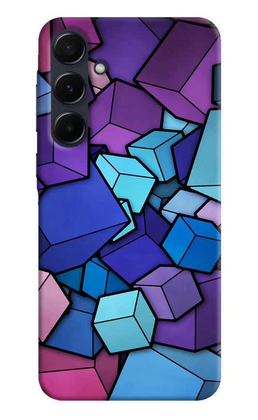 Cubic Abstract Samsung A35 5G Back Cover