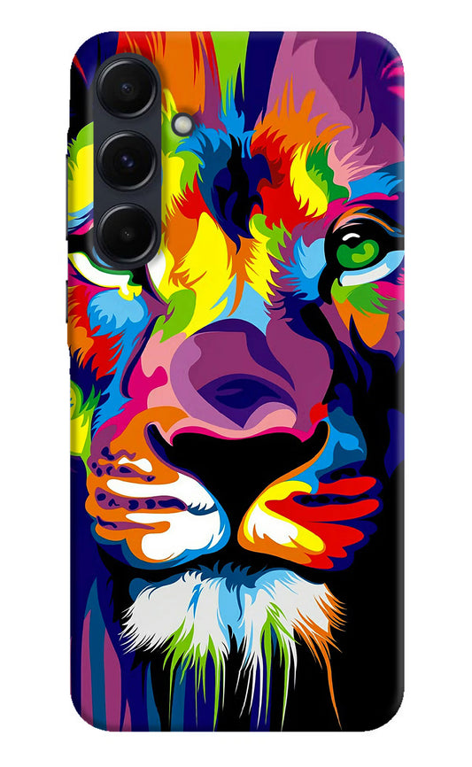 Lion Samsung A35 5G Hard Case Back Cover by Casekaro