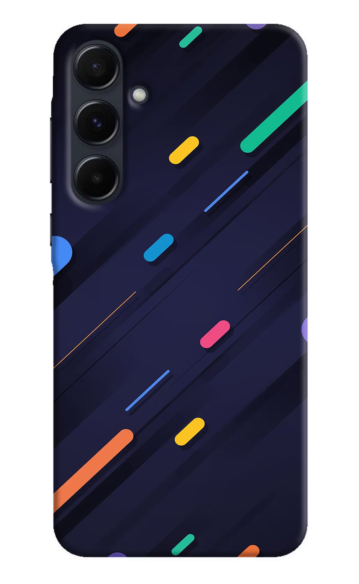 Abstract Design Samsung A35 5G Hard Case Back Cover by Casekaro