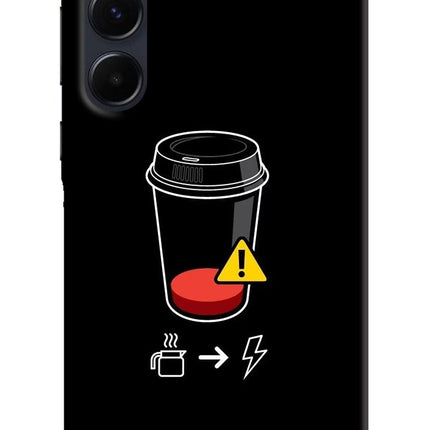 Coffee Samsung A35 5G Hard Case Back Cover by Casekaro