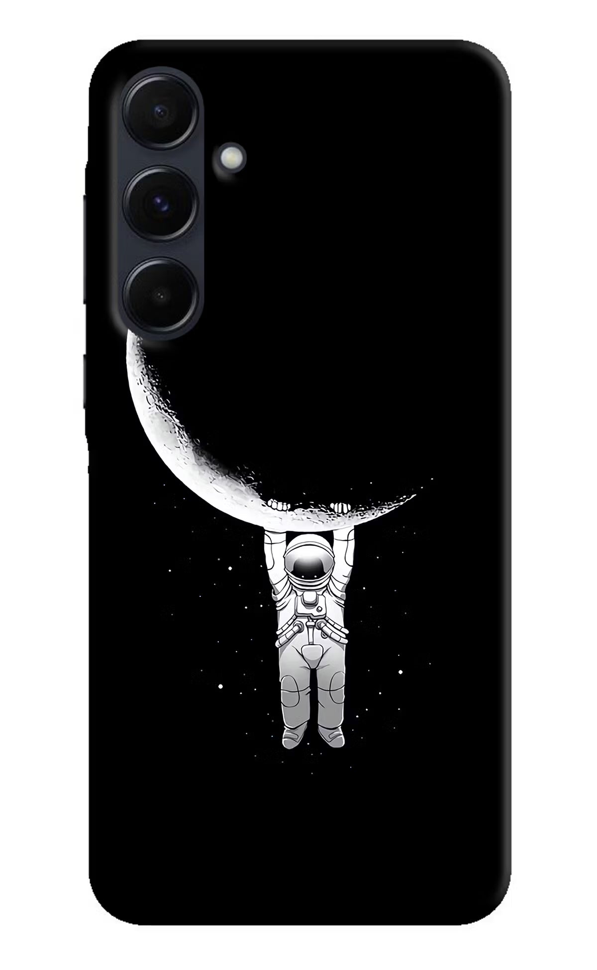 Moon Space Samsung A35 5G Hard Case Back Cover by Casekaro