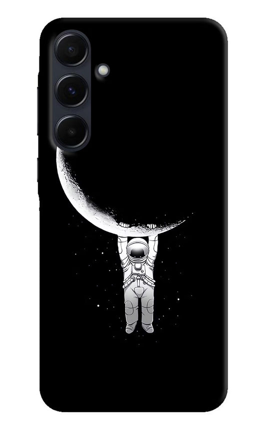 Moon Space Samsung A35 5G Hard Case Back Cover by Casekaro
