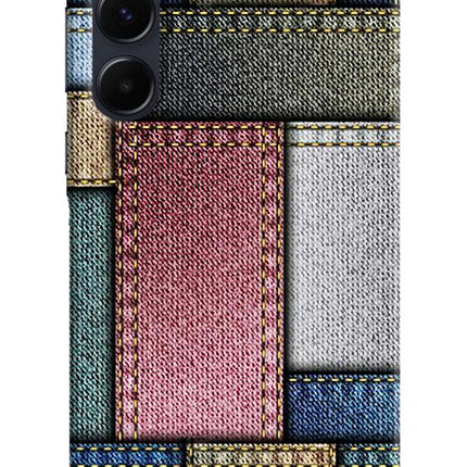 Multicolor Jeans Samsung A35 5G Hard Case Back Cover by Casekaro
