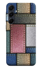 Multicolor Jeans Samsung A35 5G Hard Case Back Cover by Casekaro