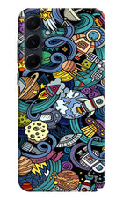 Space Abstract Samsung A35 5G Hard Case Back Cover by Casekaro