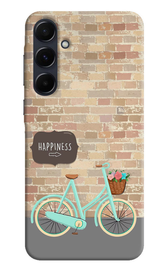 Happiness Artwork Samsung A35 5G Hard Case Back Cover by Casekaro