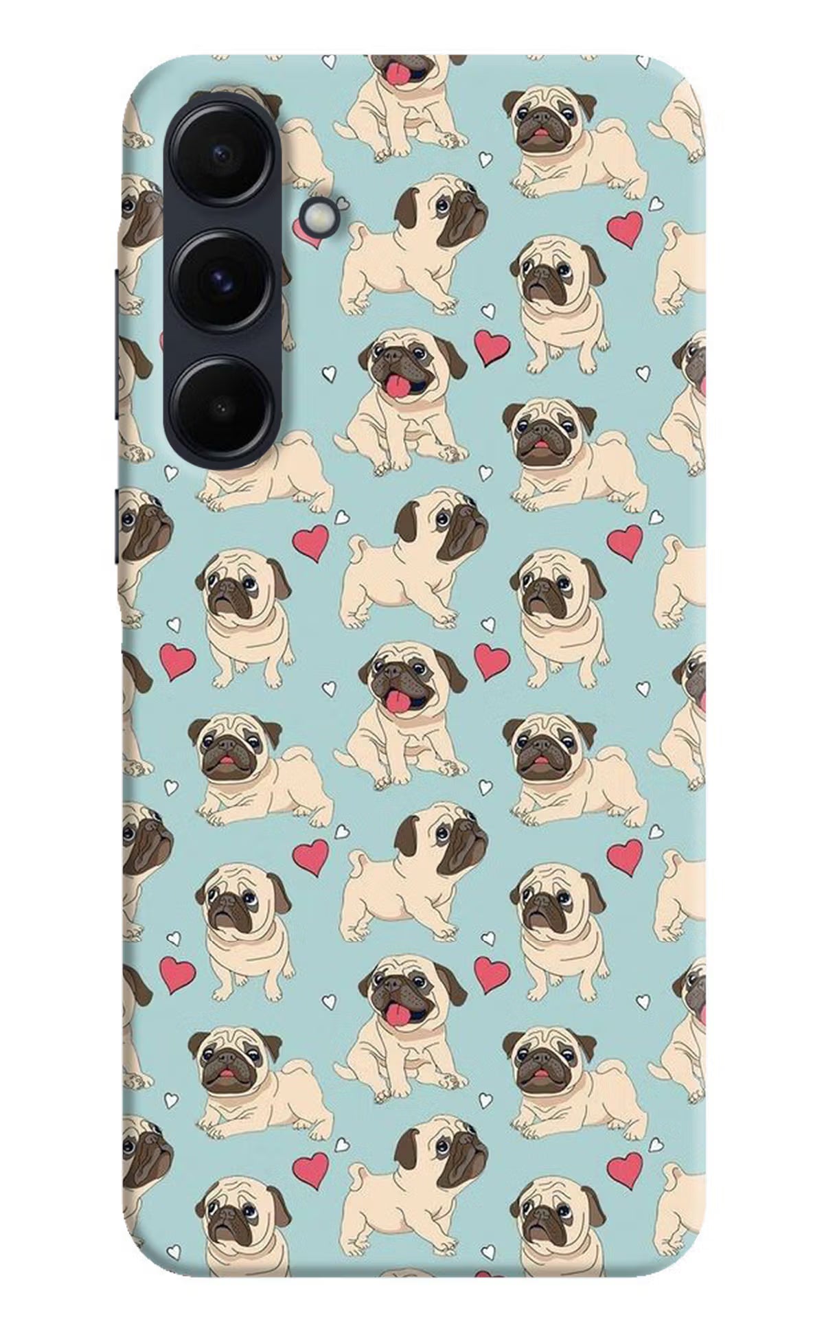 Pug Dog Samsung A35 5G Hard Case Back Cover by Casekaro