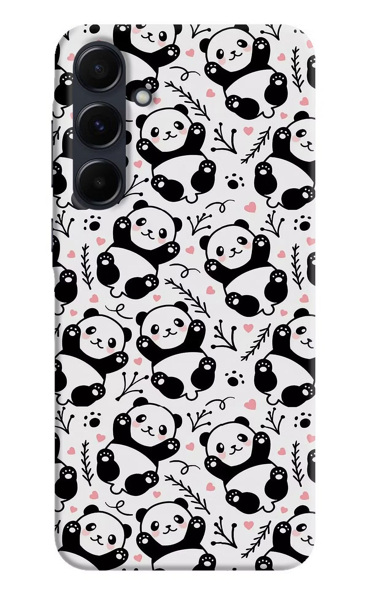 Cute Panda Samsung A35 5G Hard Case Back Cover by Casekaro