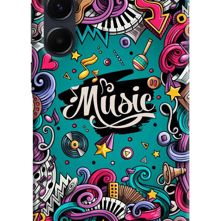 Music Graffiti Samsung A35 5G Hard Case Back Cover by Casekaro