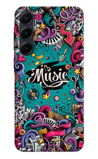 Music Graffiti Samsung A35 5G Hard Case Back Cover by Casekaro