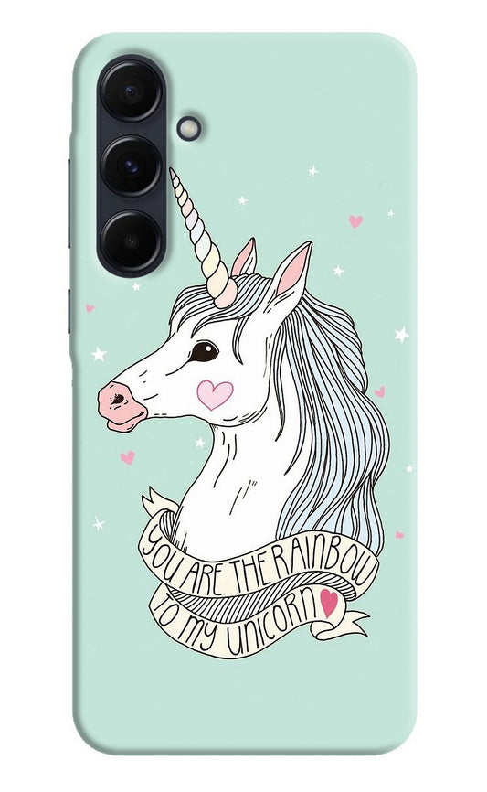 Unicorn Wallpaper Samsung A35 5G Back Cover
