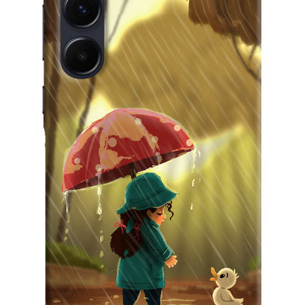 Rainy Day Samsung A35 5G Hard Case Back Cover by Casekaro