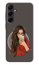 Selfie Queen Samsung A35 5G Hard Case Back Cover by Casekaro