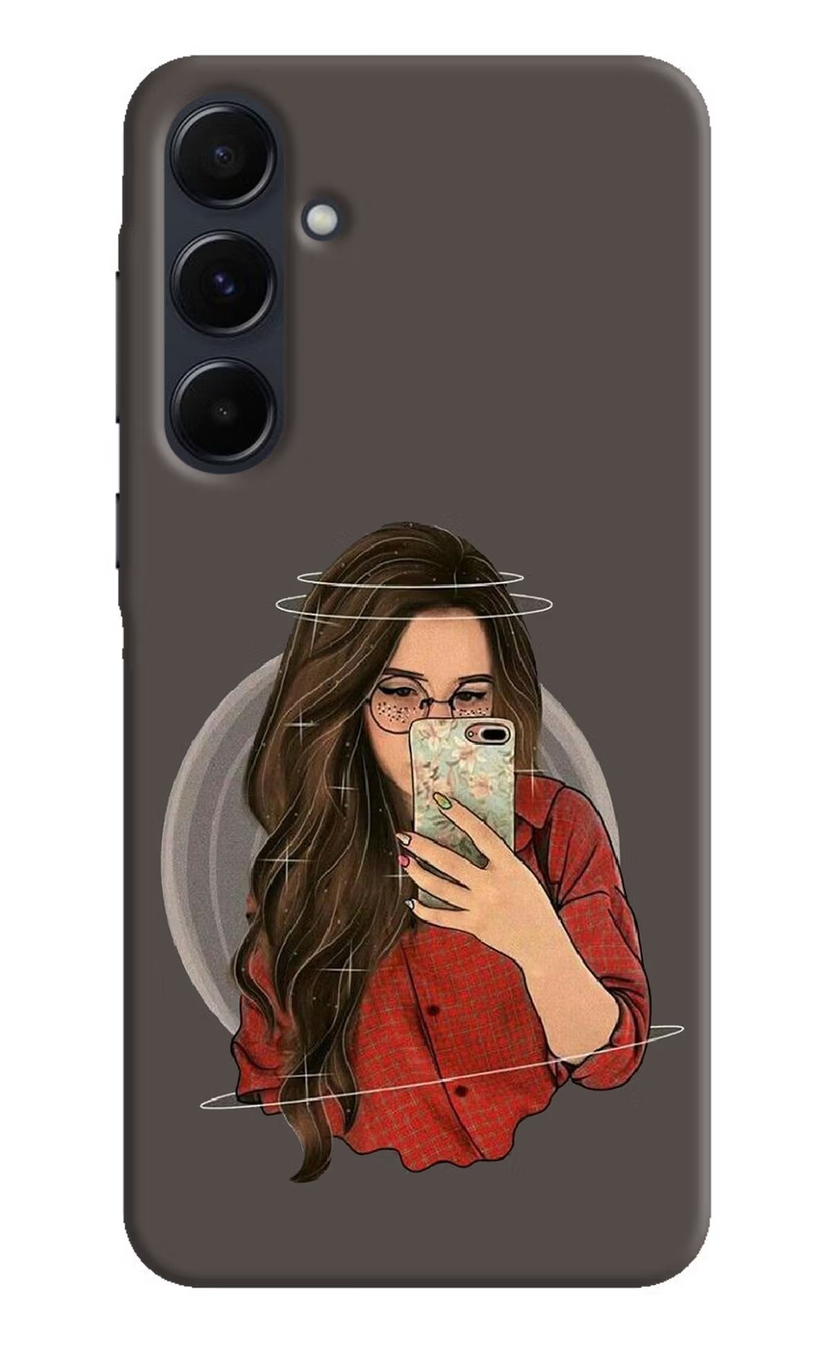 Selfie Queen Samsung A35 5G Hard Case Back Cover by Casekaro