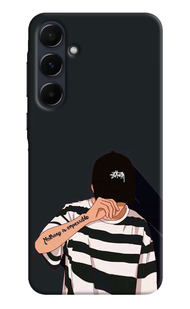 Aesthetic Boy Samsung A35 5G Hard Case Back Cover by Casekaro