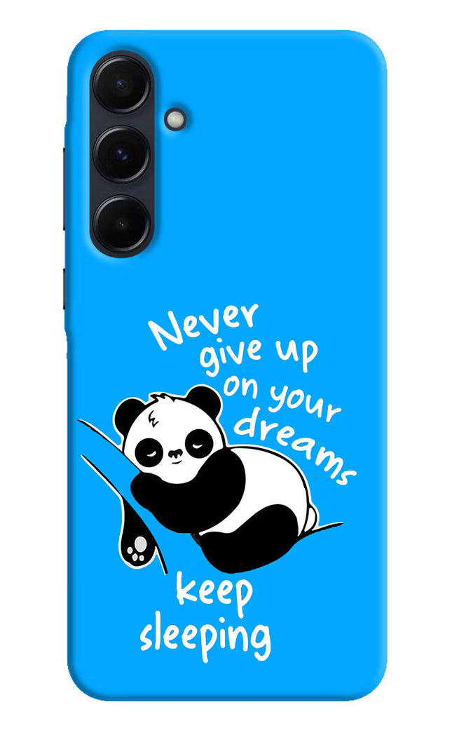 Keep Sleeping Samsung A35 5G Hard Case Back Cover by Casekaro