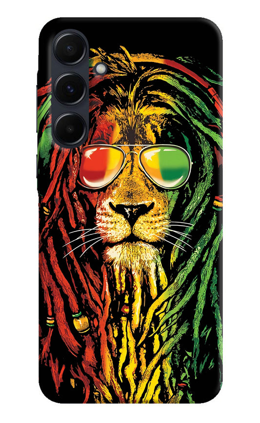 Rasta Lion Samsung A35 5G Back Cover