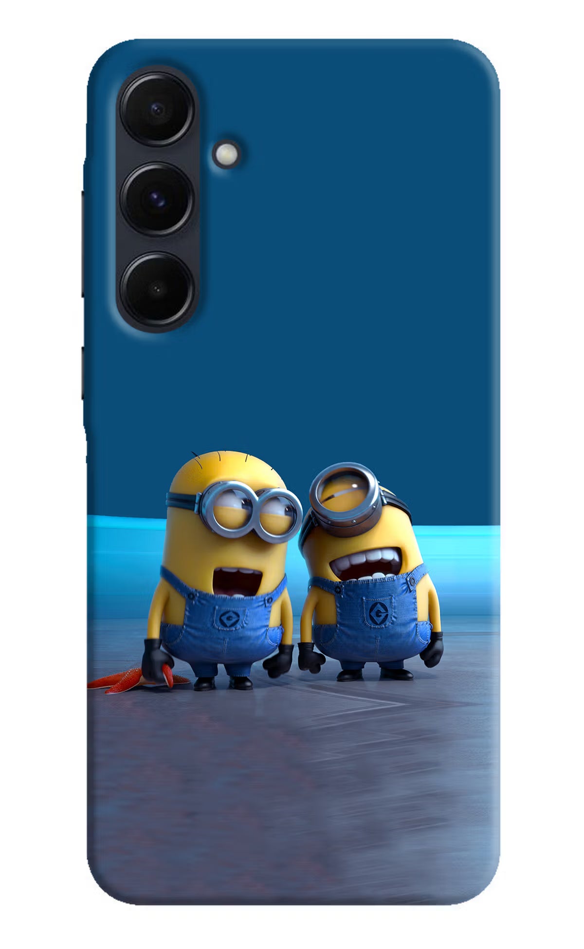 Minion Laughing Samsung A35 5G Hard Case Back Cover by Casekaro