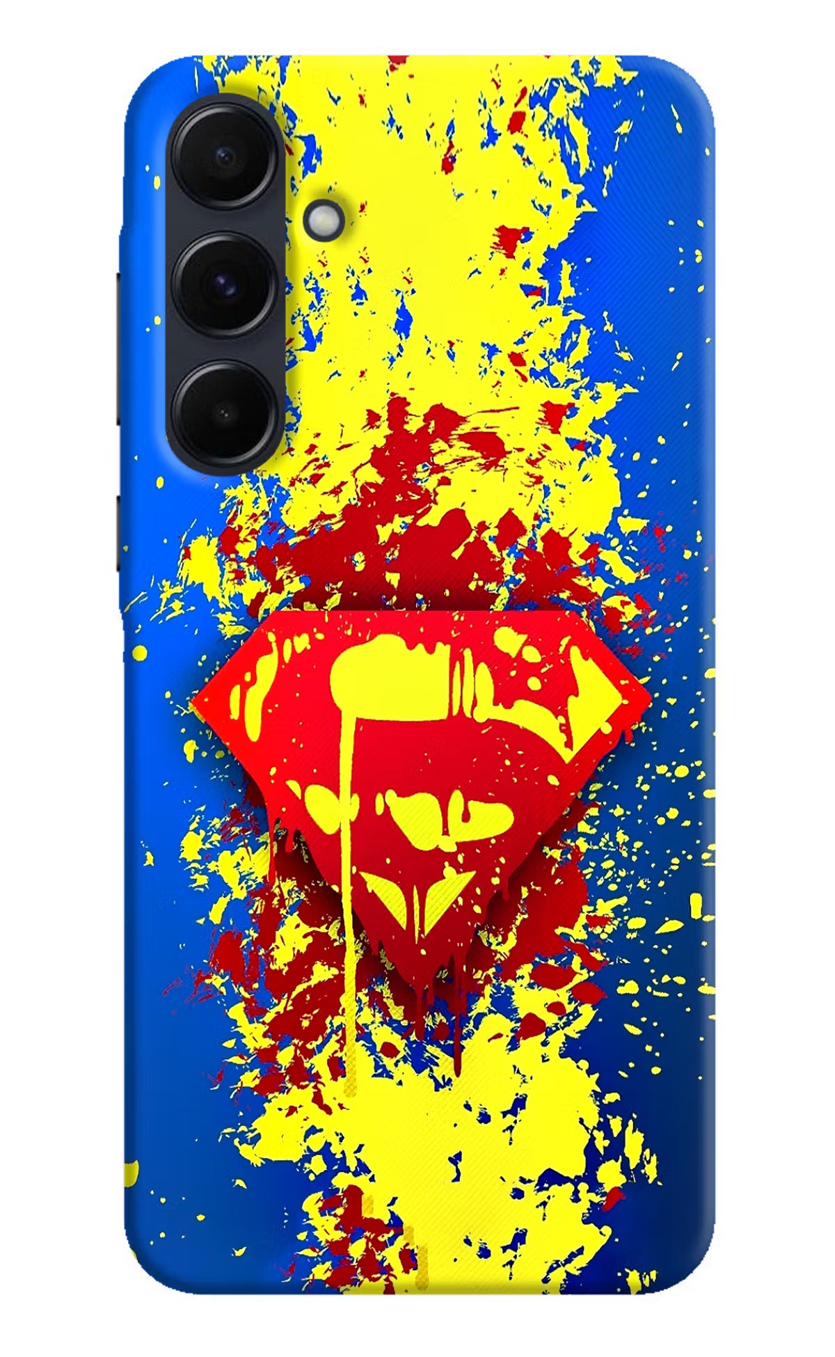 Superman logo Samsung A35 5G Hard Case Back Cover by Casekaro