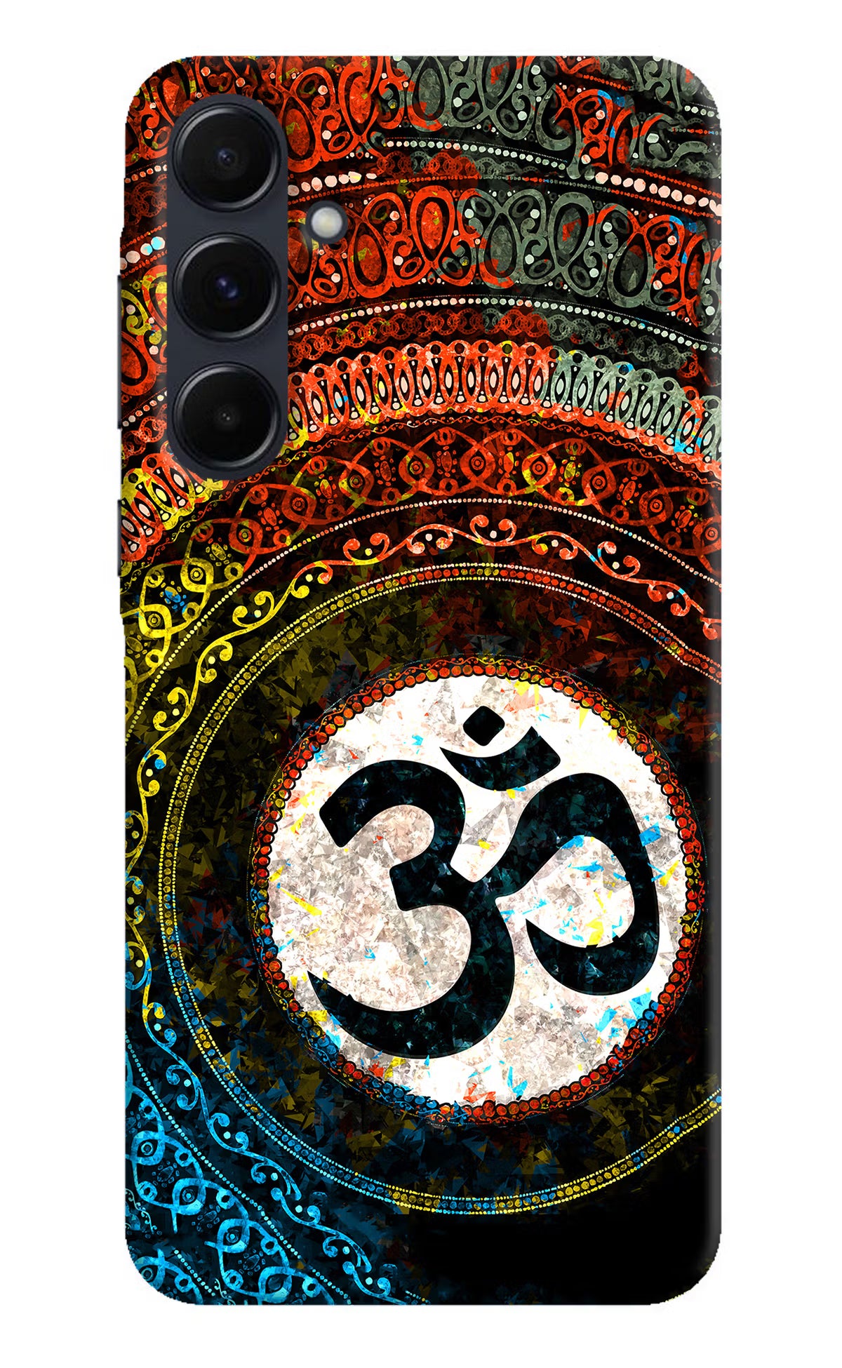 Om Cultural Samsung A35 5G Hard Case Back Cover by Casekaro