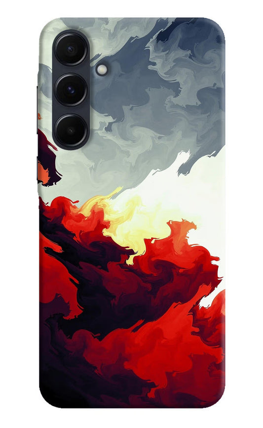 Fire Cloud Samsung A35 5G Hard Case Back Cover by Casekaro