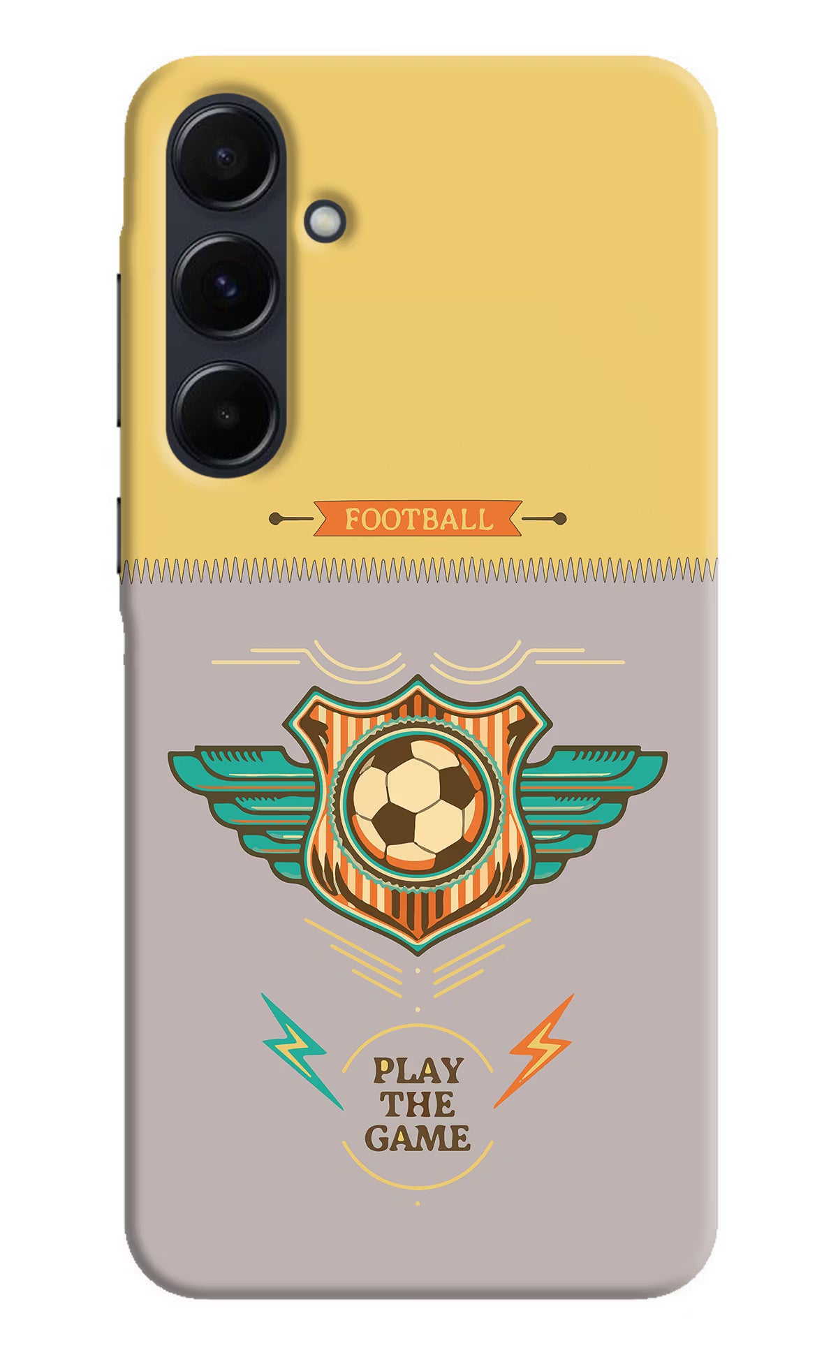 Football Samsung A35 5G Hard Case Back Cover by Casekaro