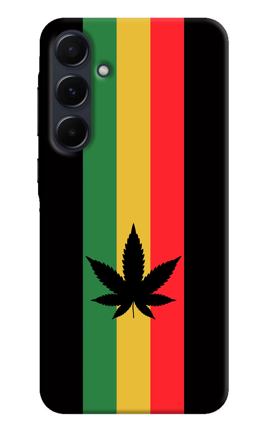 Weed Flag Samsung A35 5G Back Cover, Hard case