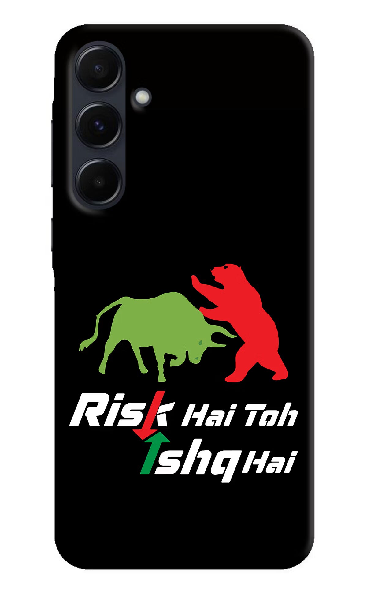 Risk Hai Toh Ishq Hai Samsung A35 5G Hard Case Back Cover by Casekaro