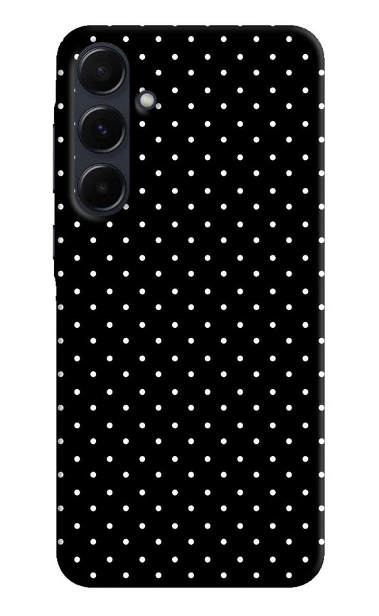White Dots Samsung A35 5G Back Cover