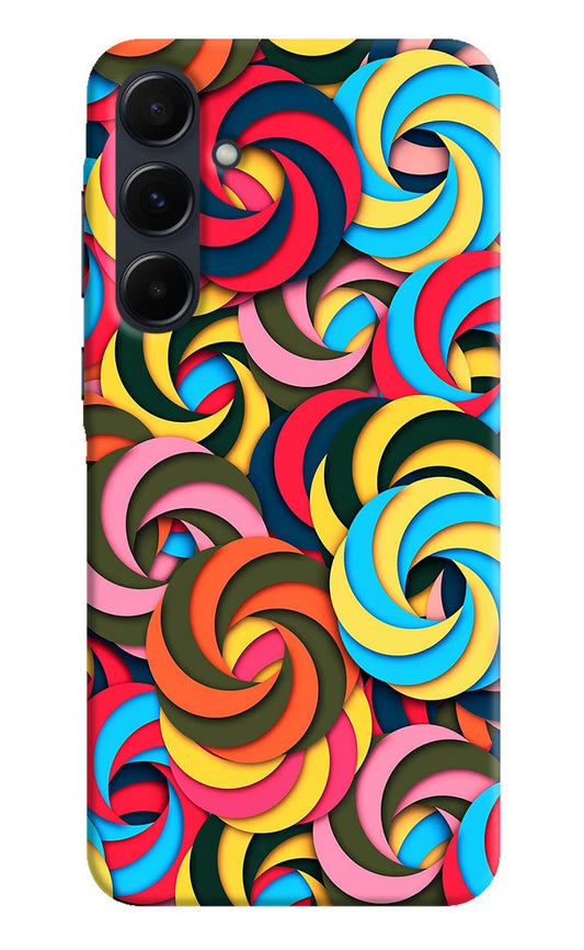 Spiral Pattern Samsung A35 5G Back Cover