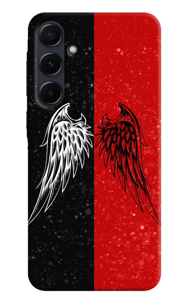 Wings Samsung A35 5G Hard Case Back Cover by Casekaro