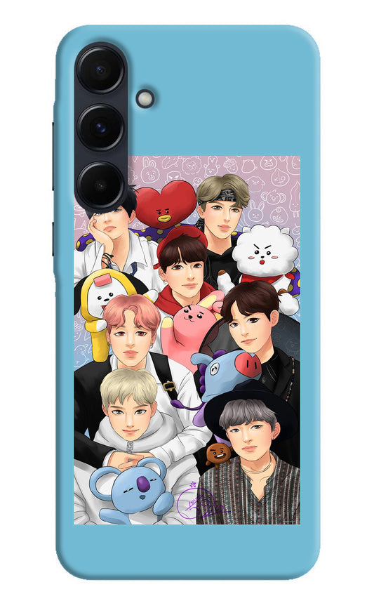 BTS with animals Samsung A35 5G Back Cover