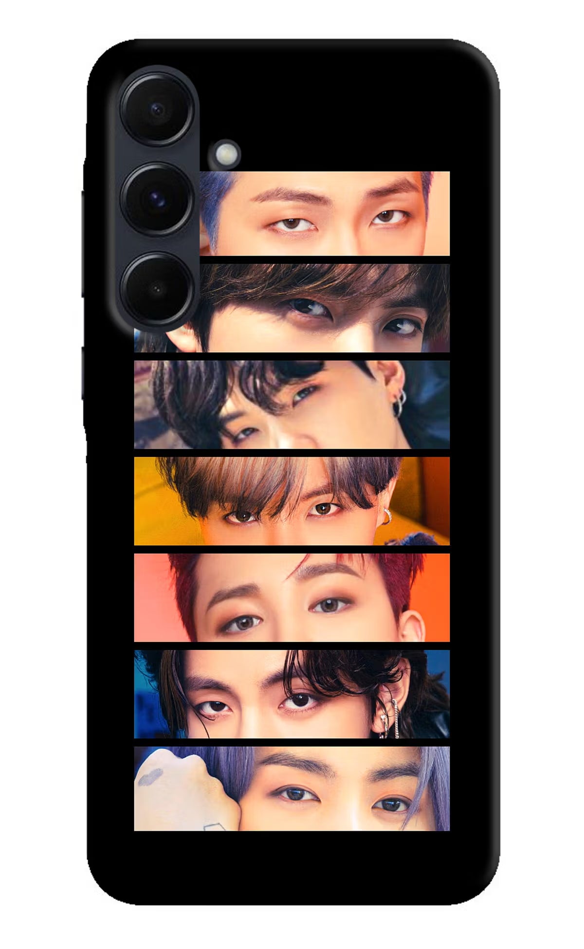 BTS Eyes Samsung A35 5G Hard Case Back Cover by Casekaro