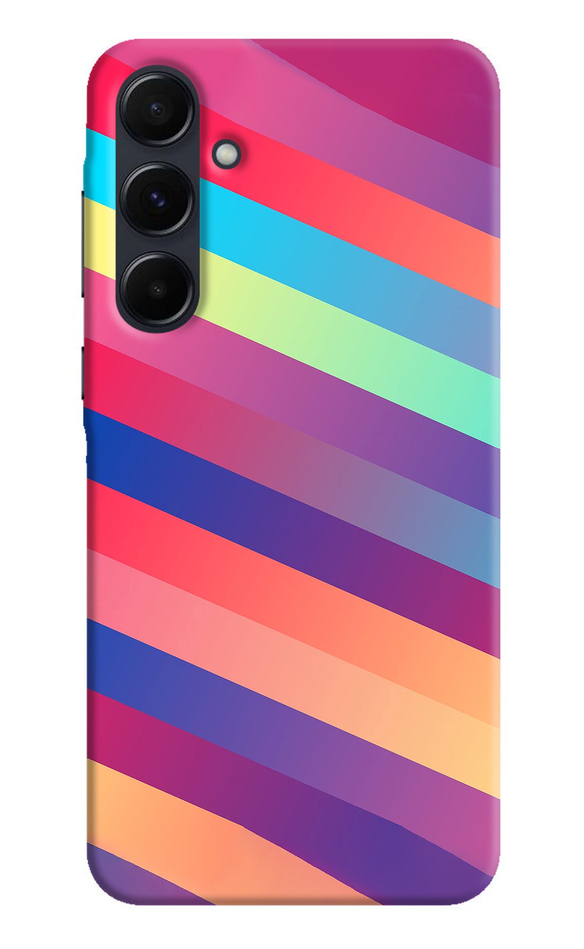 Stripes color Samsung A35 5G Back Cover