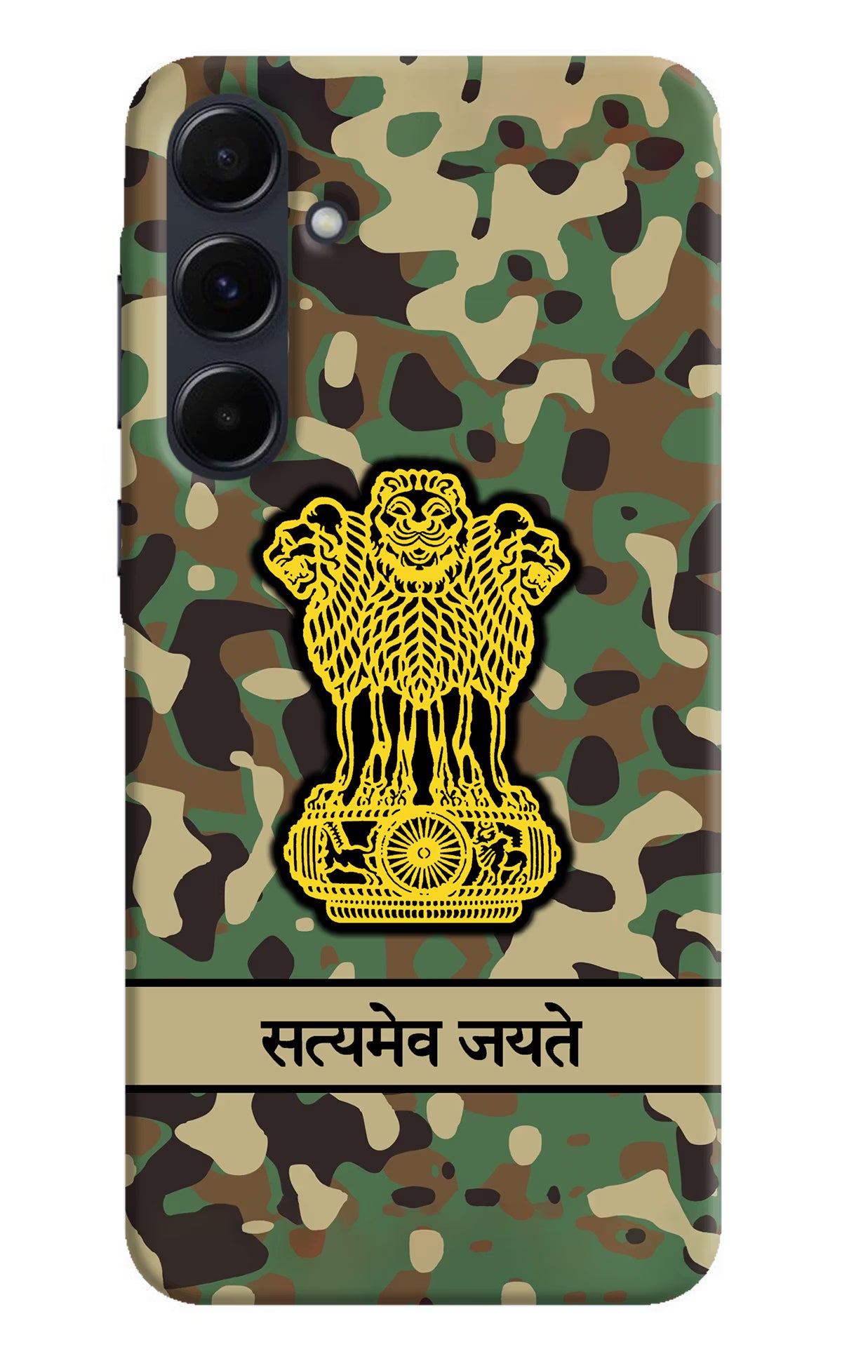 Satyamev Jayate Army Samsung A35 5G Hard Case Back Cover by Casekaro