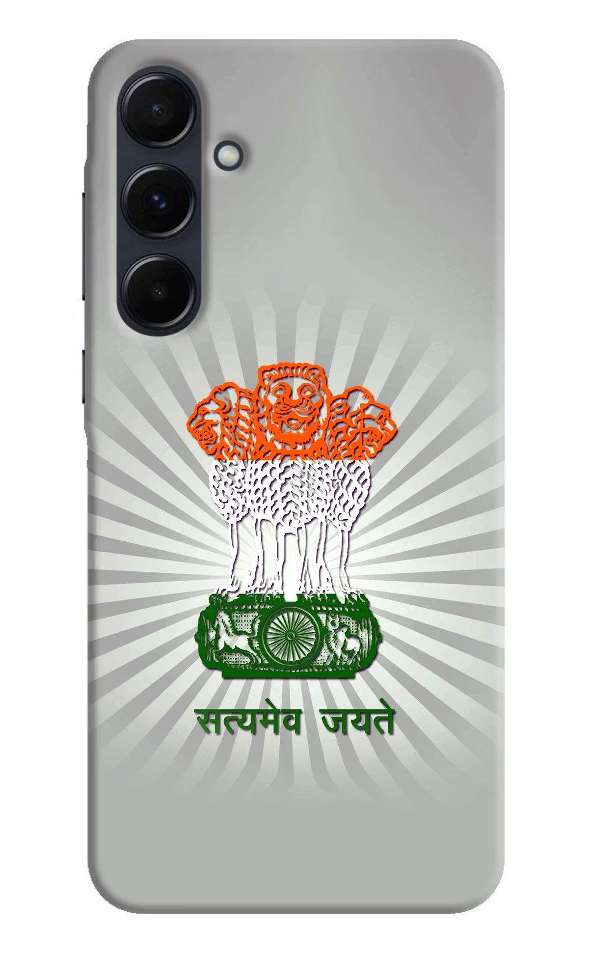 Satyamev Jayate Art Samsung A35 5G Hard Case Back Cover by Casekaro