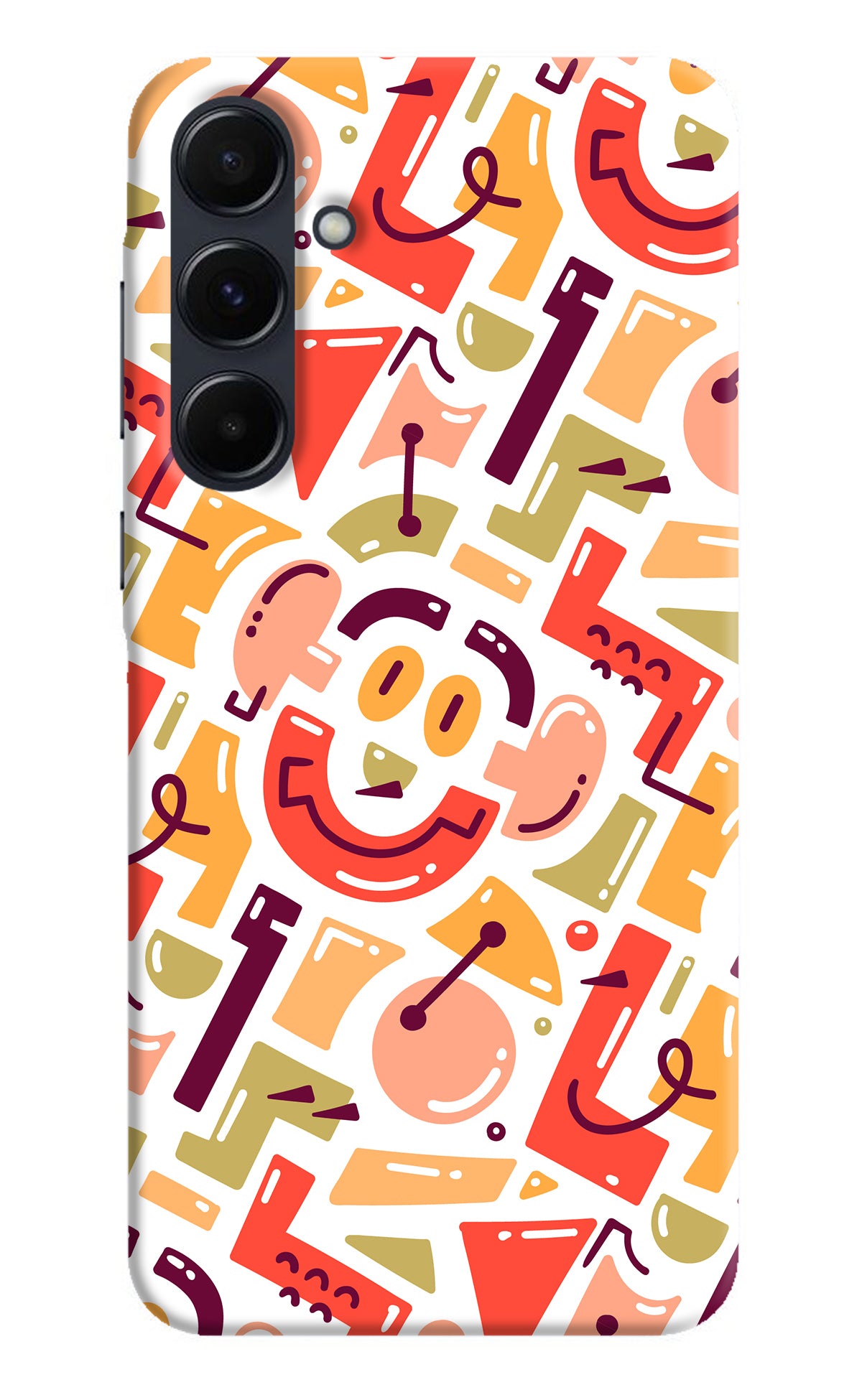 Doodle Pattern Samsung A35 5G Back Cover