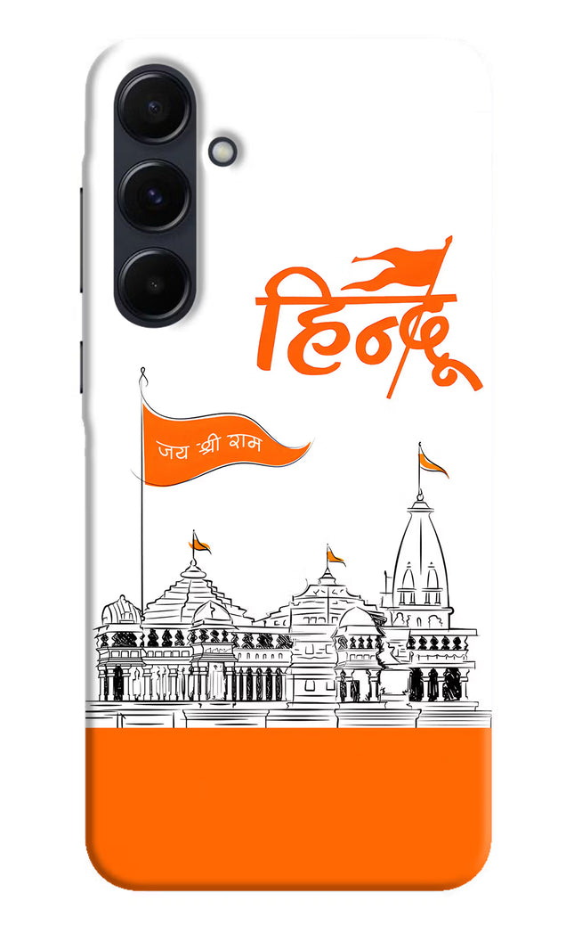 Jai Shree Ram Hindu Samsung A35 5G Hard Case Back Cover by Casekaro