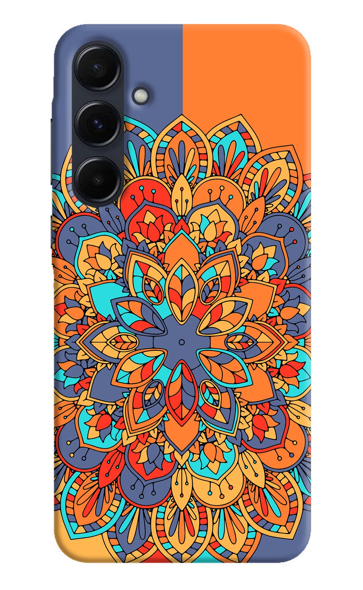 Color Mandala Samsung A35 5G Hard Case Back Cover by Casekaro