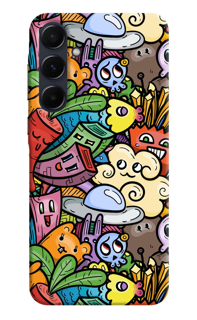 Veggie Doodle Samsung A35 5G Hard Case Back Cover by Casekaro