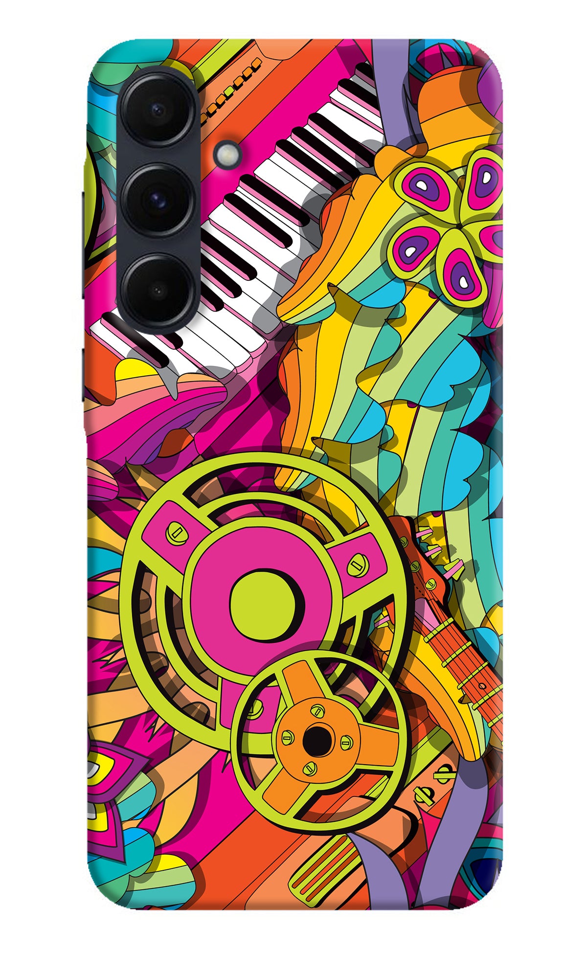 Music Doodle Samsung A35 5G Back Cover