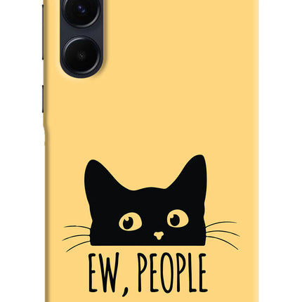 Ew People Catitude Samsung A35 5G Hard Case Back Cover by Casekaro