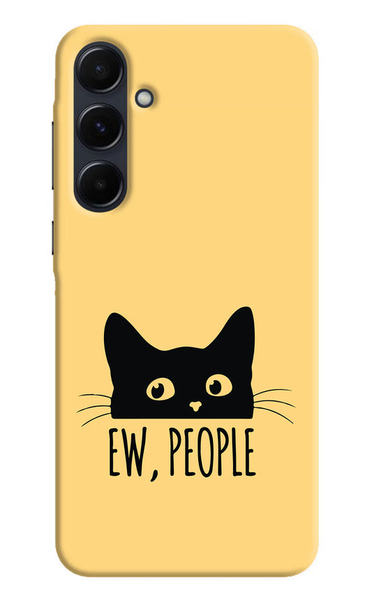 Ew People Catitude Samsung A35 5G Hard Case Back Cover by Casekaro