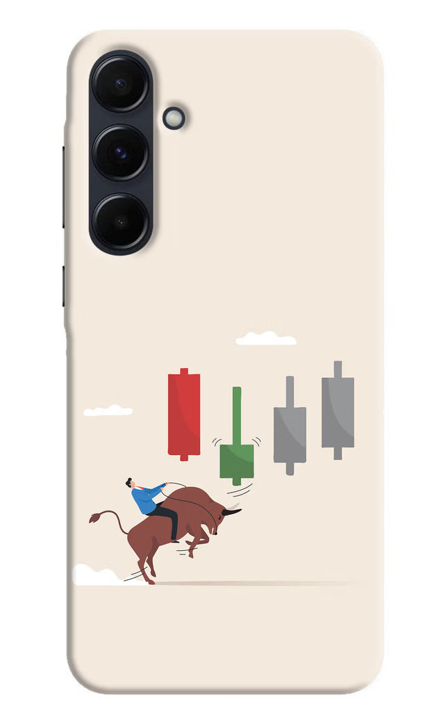 Bull Trading Momentum Samsung A35 5G Hard Case Back Cover by Casekaro