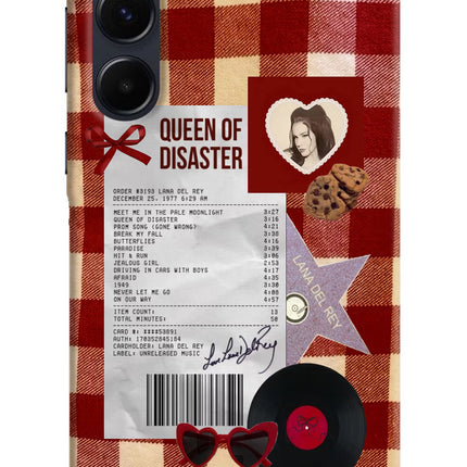 Queen of Disaster Samsung A35 5G Hard Case Back Cover by Casekaro