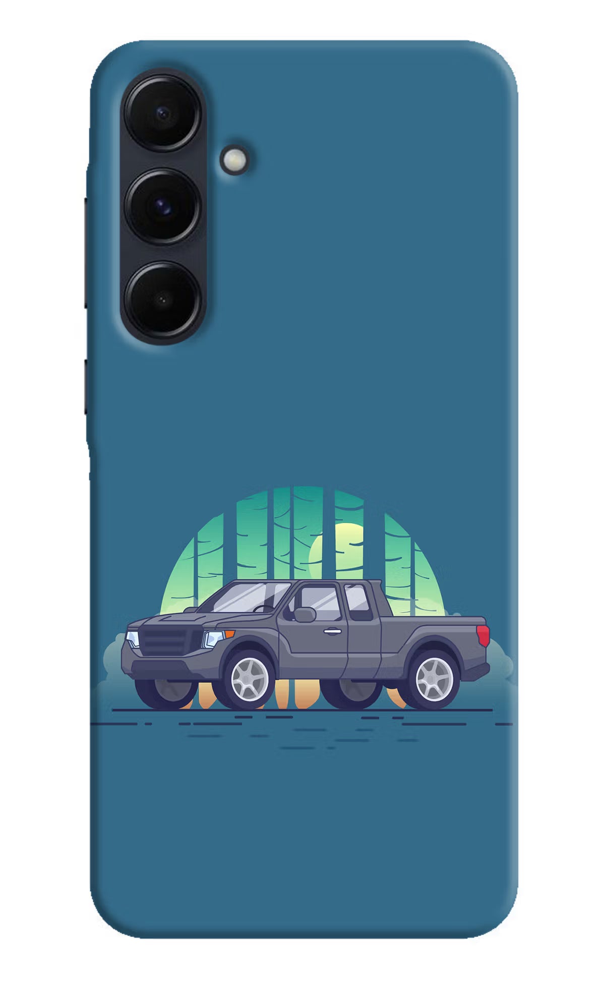 Retro Garage Vibe Samsung A35 5G Hard Case Back Cover by Casekaro