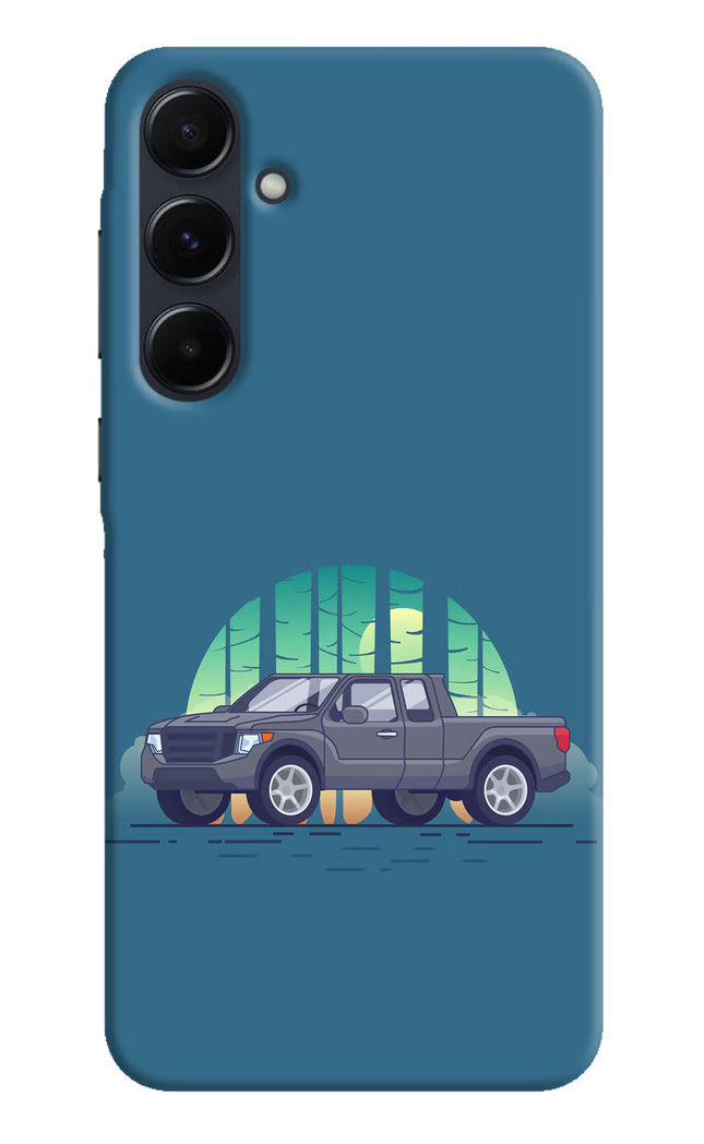 Retro Garage Vibe Samsung A35 5G Hard Case Back Cover by Casekaro