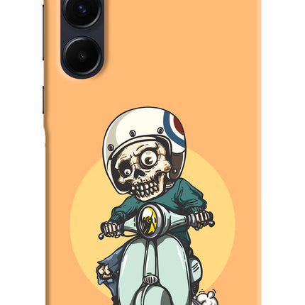 Undead Biker Samsung A35 5G Hard Case Back Cover by Casekaro