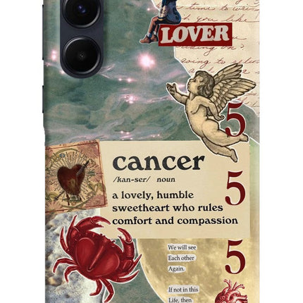 Cancer Zodiac Samsung A35 5G Hard Case Back Cover by Casekaro